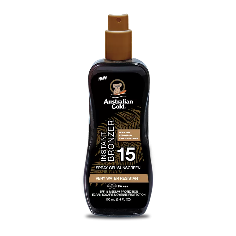 SPF 15 SPRAY GEL CON BRONZER Travel Size