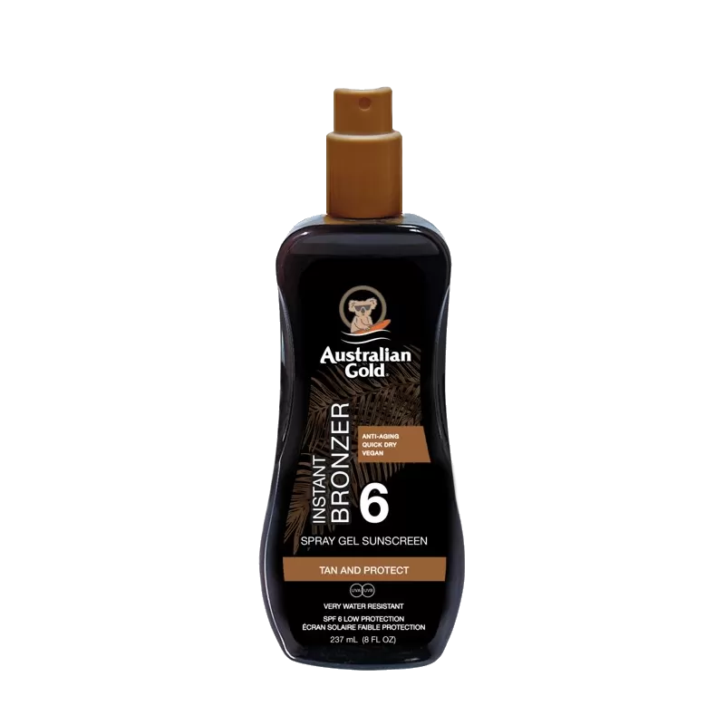 SPF 6 SPRAY GEL WITH BRONZER